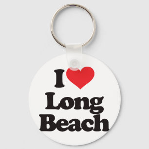 I Love Long Beach Key Ring