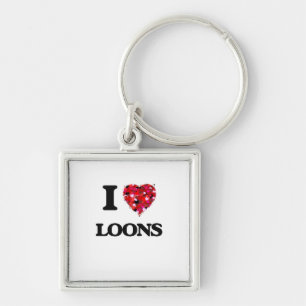 I love Loons Key Ring