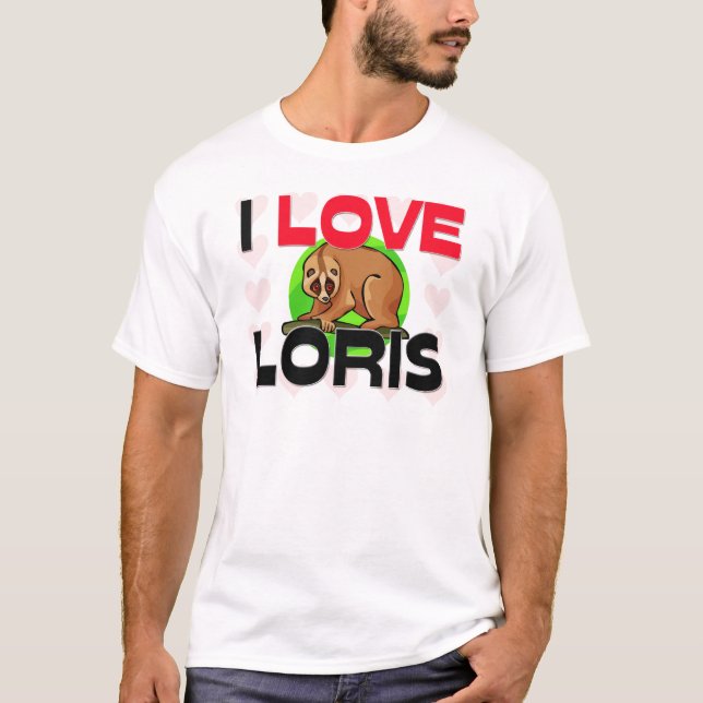 I Love Loris T-Shirt (Front)
