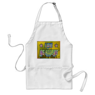 I LOVE Los Angeles Beautiful Shade Apron