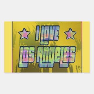 I LOVE Los Angeles Beautiful Shade Sticker