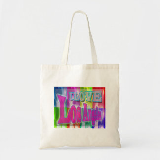 "I LOVE Los Angeles" Colourful Palms Bag