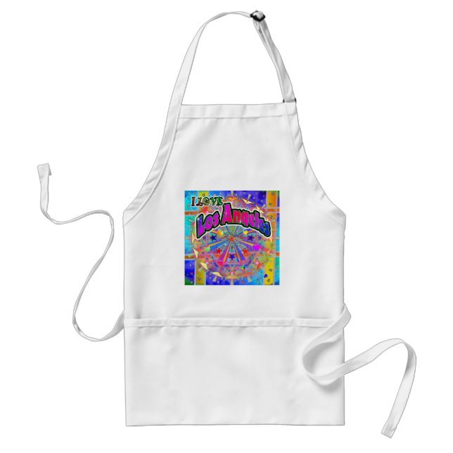 I LOVE Los Angeles Cosmic Unity Apron (Front)