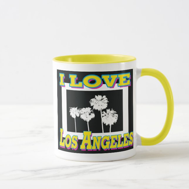 I LOVE Los Angeles Design #5 Mug Cup (Right)