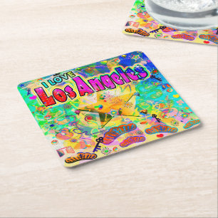 I LOVE Los Angeles Epoch Hour Coaster