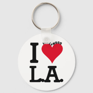 I LOVE LOS ANGELES KEY RING