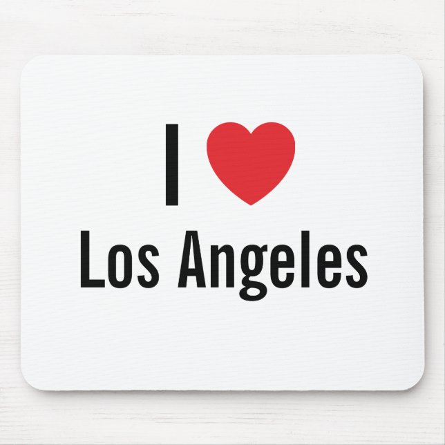 I love Los Angeles Mouse Mat (Front)