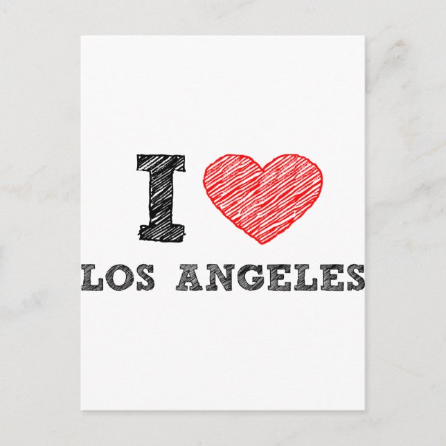I Love Los Angeles Postcard (Front)