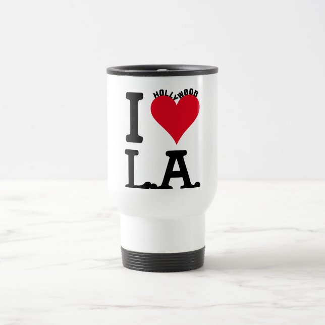 I LOVE LOS ANGELES TRAVEL MUG (Center)