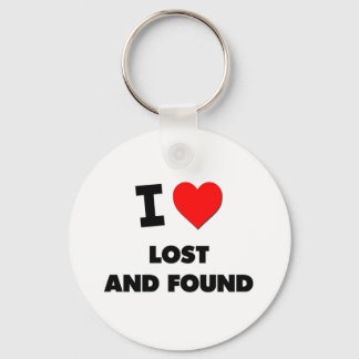 I Love Lost And Found Key Ring
