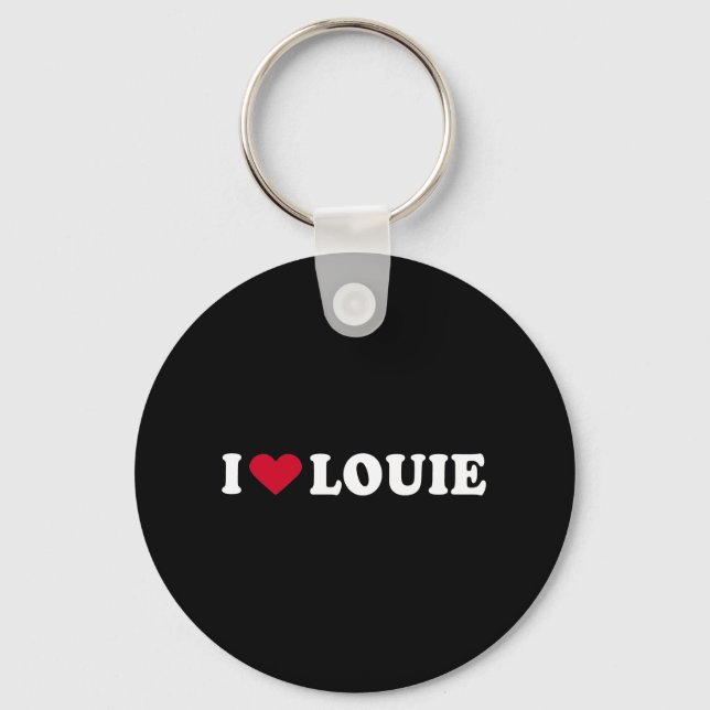 I LOVE LOUIE KEY RING (Front)