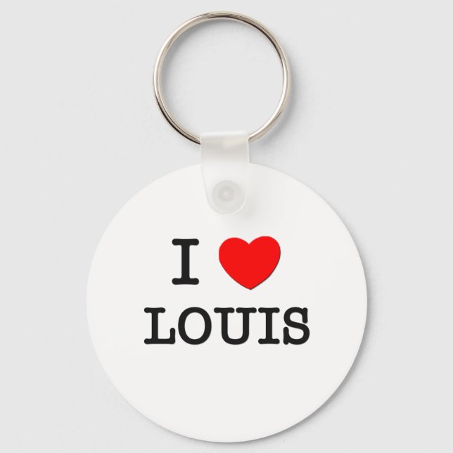 I Love Louis Key Ring (Front)
