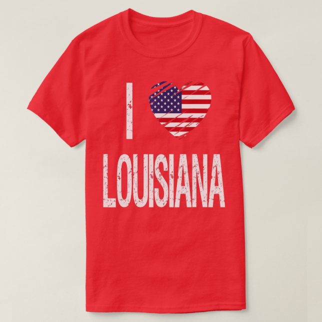 I love Louisiana   1  T-Shirt (Design Front)