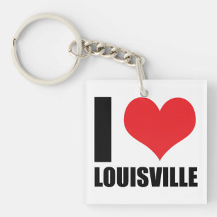 I love Louisville Key Ring