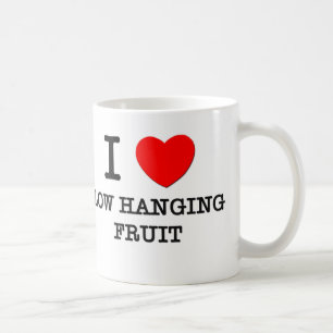 I Love Low Hanging Fruit Coffee Mug