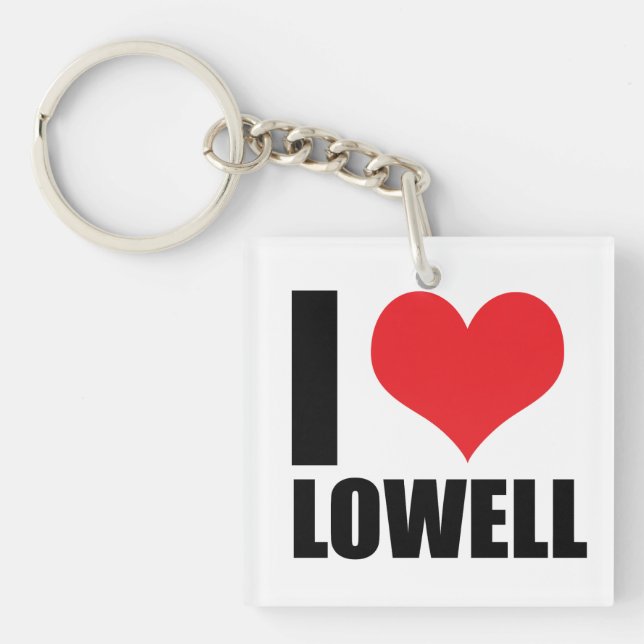 I love Lowell Key Ring (Front)
