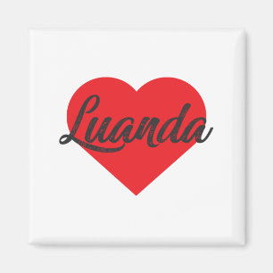 I Love Luanda - Angola Magnet