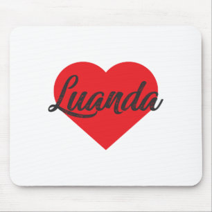I Love Luanda - Angola Mouse Mat