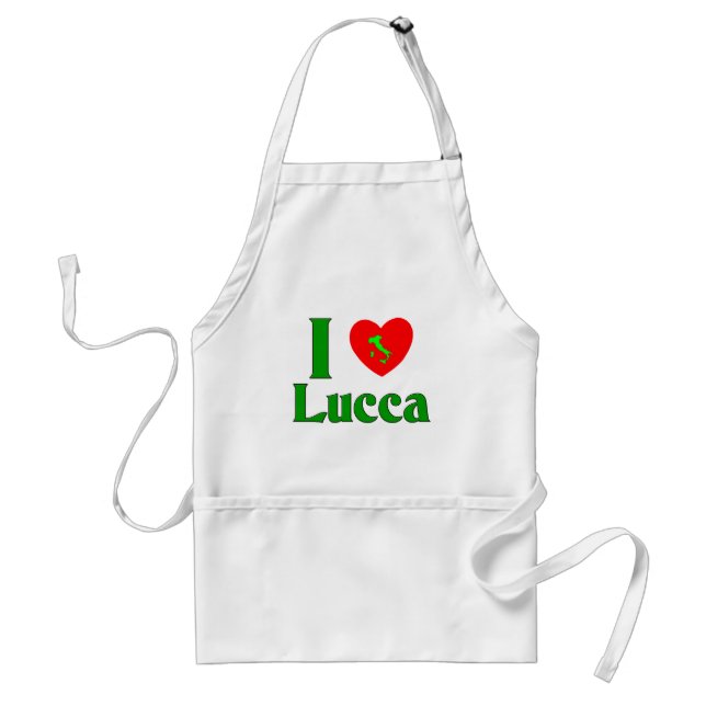 I Love Lucca Italy Standard Apron (Front)