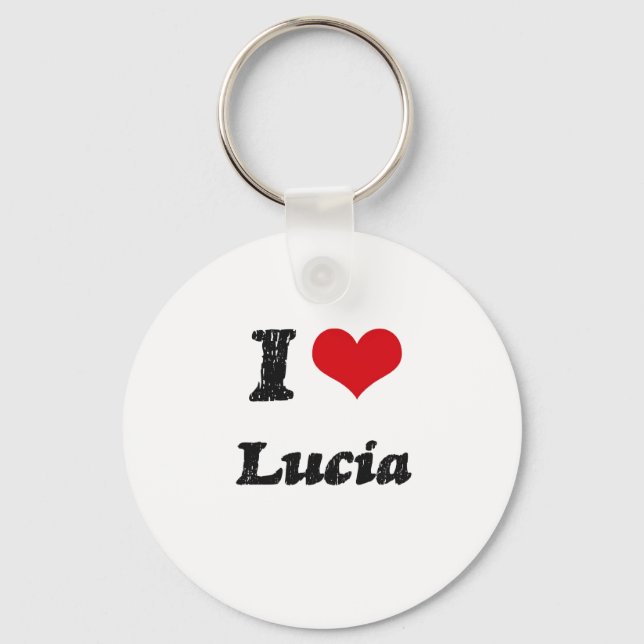 I Love Lucia Key Ring (Front)