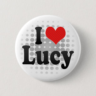 I Love Lucy 6 Cm Round Badge