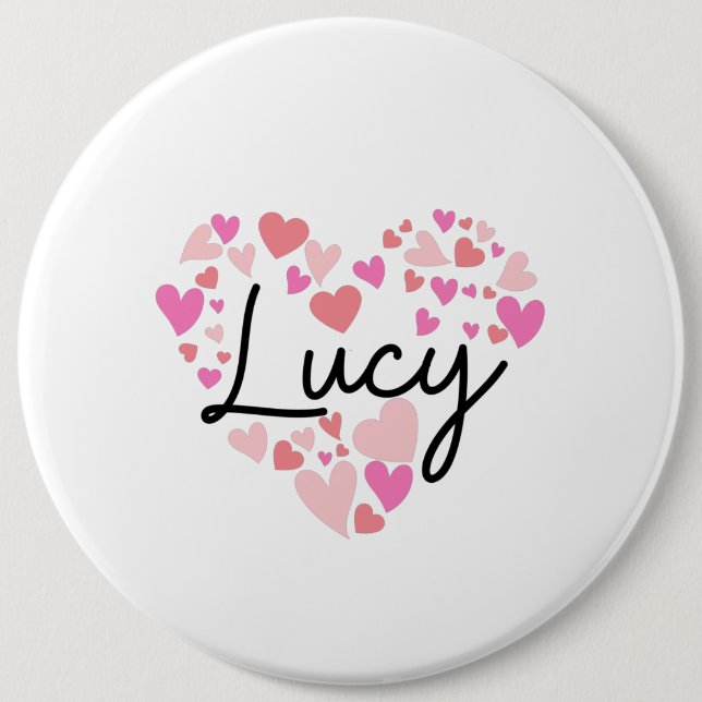 I love Lucy 6 Cm Round Badge (Front)