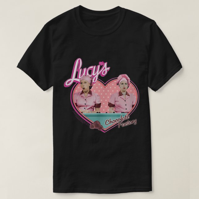 I Love Lucy Chocolate Factory  T-Shirt (Design Front)