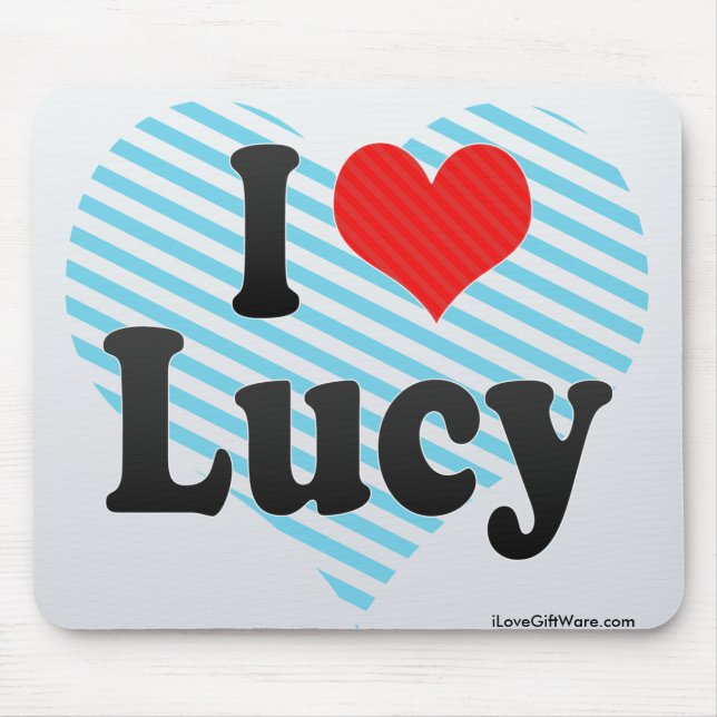 I Love Lucy Mouse Mat (Front)