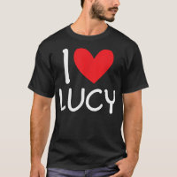 I Love Lucy Name Personalized Girl Woman BFF Frien