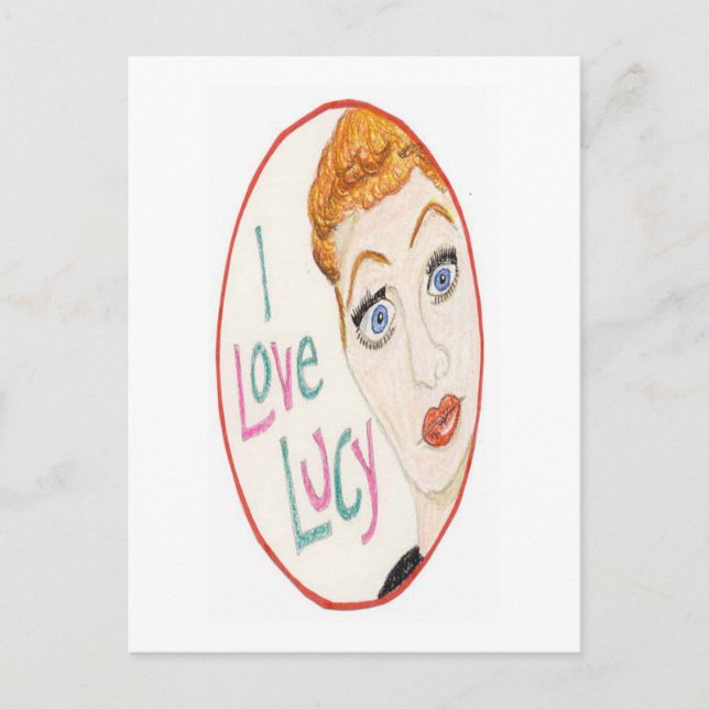 I Love Lucy Postcard (Front)