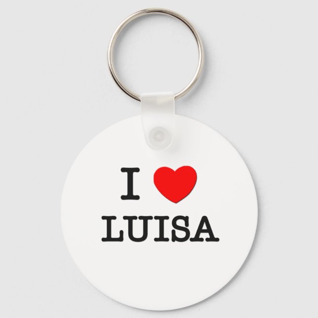 I Love Luisa Key Ring (Front)
