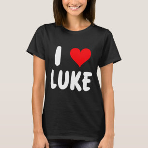 I Love Luke - Heart - Name  T-Shirt