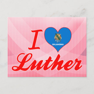 I Love Luther, Oklahoma Postcard