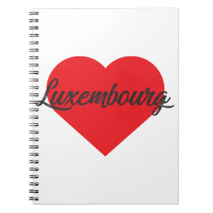 I Love Luxembourg Notebook
