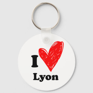 I love Lyon Key Ring