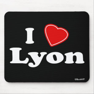 I Love Lyon Mouse Mat