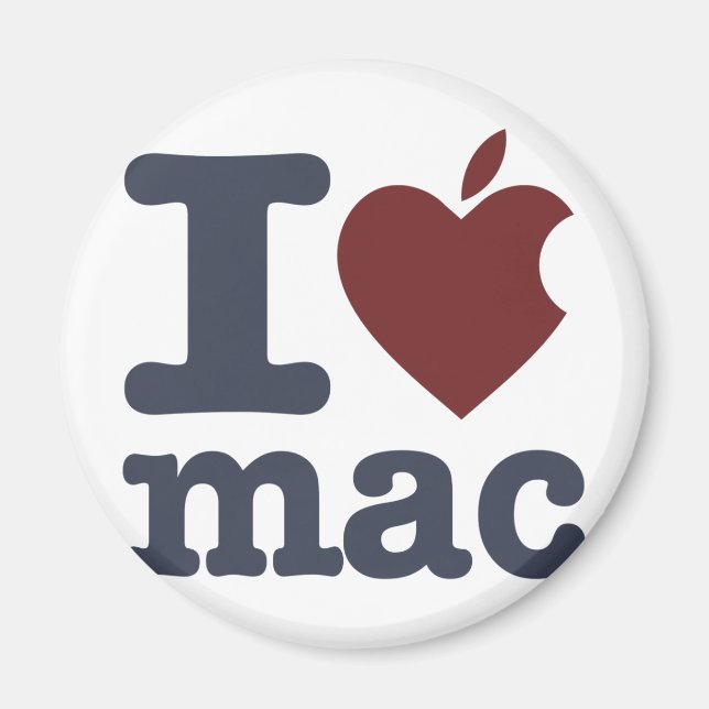 I Love Mac Magnet (Front)