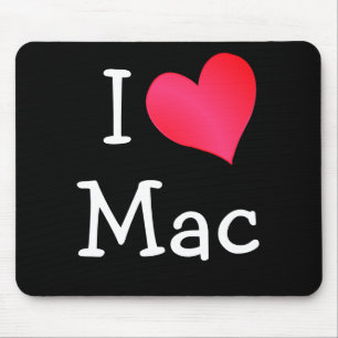 I Love Mac Mouse Mat