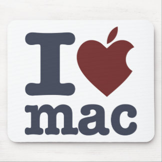 I Love Mac Mouse Mat