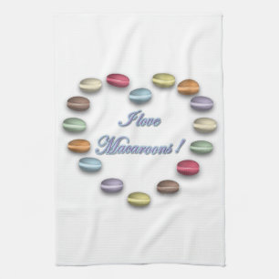 I Love Macaroons Towel