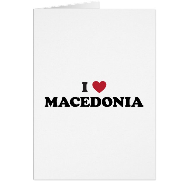 I Love Macedonia (Front)