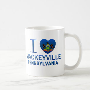 I Love Mackeyville, PA Coffee Mug