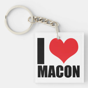 I love Macon Key Ring