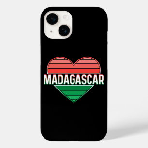 I Love Madagascar, Malagasy Heart Case-Mate iPhone 14 Case