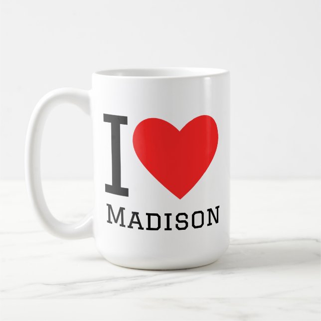 I love madison coffee mug (Left)