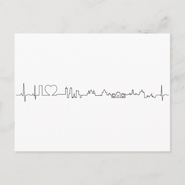 I love Madrid (ecg style) souvenir Postcard (Front)