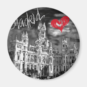 I love Madrid Magnet