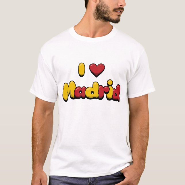 I Love Madrid T-Shirt (Front)