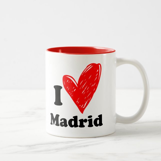 I love Madrid Two-Tone Coffee Mug (Right)