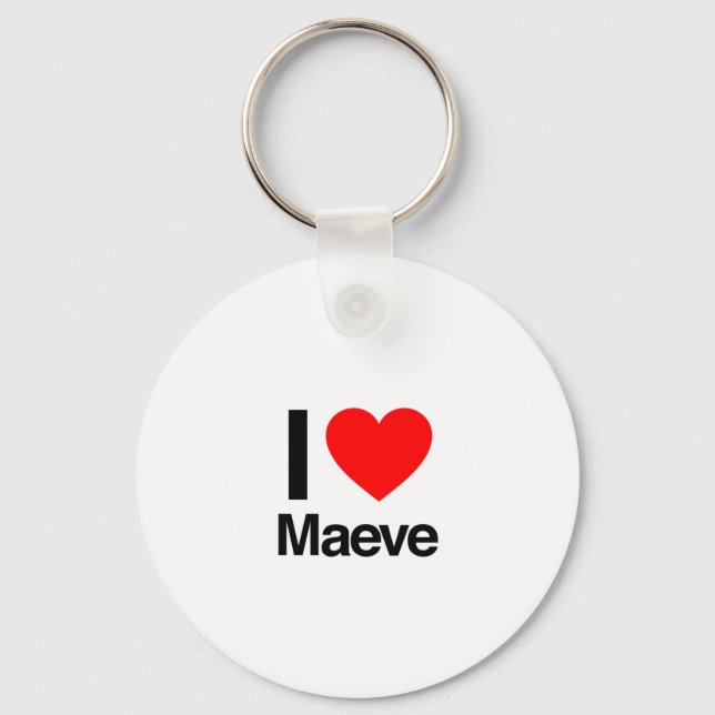 i love maeve key ring (Front)